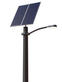 Автономный уличный LED-фонарь 30 Вт, 2 солнечные панели 610 Вт, аккумулятор литиевый (без столба)
