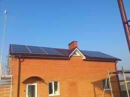 Крышная сетевая солнечная станция 10 кВт, Запорожская обл.