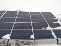 Сетевая солнечная станция мощностью 15 кВт